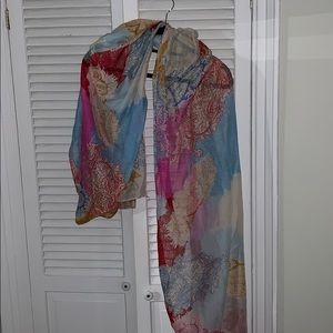 Bright colored scarf